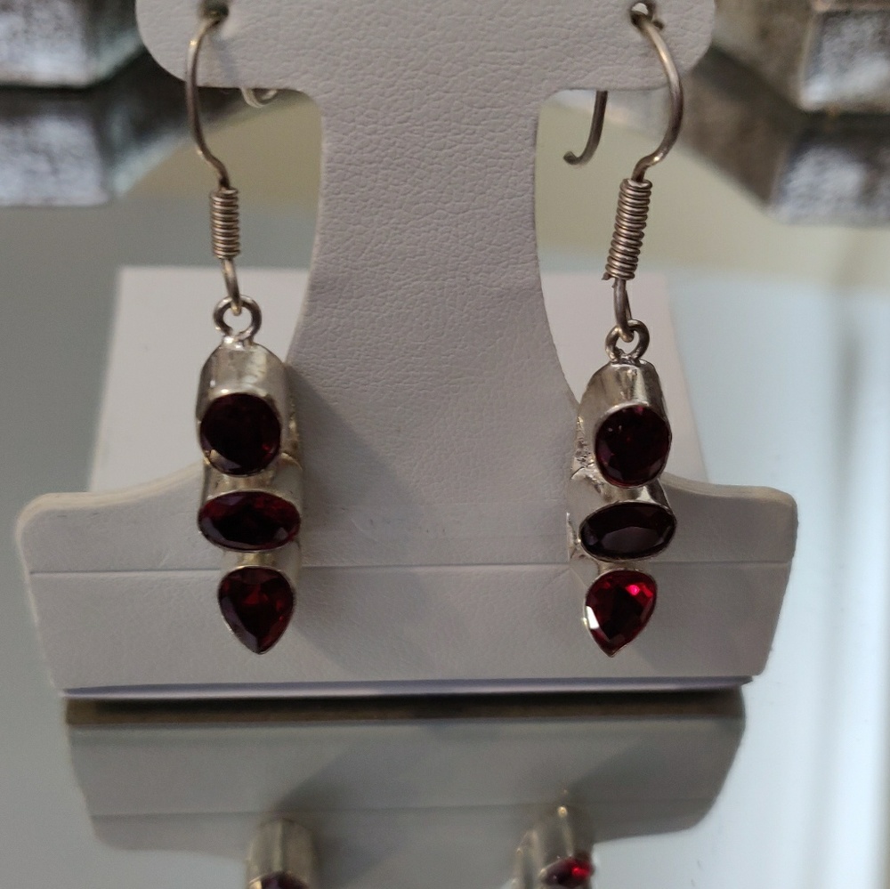 Red Quartz earrings